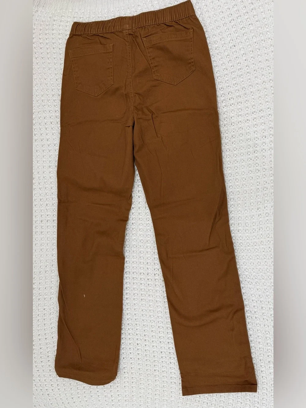 Thereabouts boys pull-on pants adjustable waist in pony brown size L.